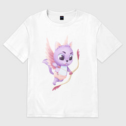 Женская футболка оверсайз Код-купидон