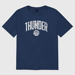 Женская футболка оверсайз Thunder