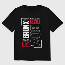 Женская футболка оверсайз Bronx style