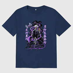 Женская футболка оверсайз Магическая битва Сатору Годжо сильнейший