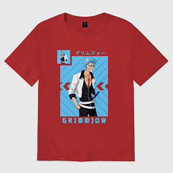 Женская футболка оверсайз Блич Grimmjow