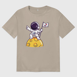 Женская футболка оверсайз Вперёд в космос