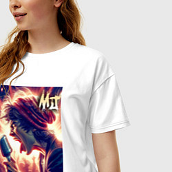 Футболка оверсайз женская Mick Jagger is vocalist of the Rolling Stones, цвет: белый — фото 2