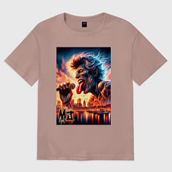 Женская футболка оверсайз Mick Jagger - legend