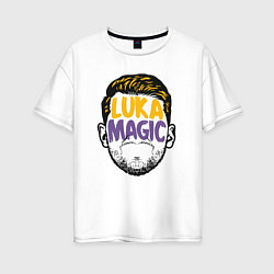 Женская футболка оверсайз Luka magic face