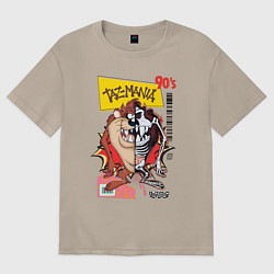 Женская футболка оверсайз Taz mania - тасманский дьявол