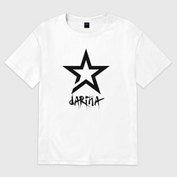 Женская футболка оверсайз Darina - star