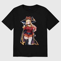 Футболка оверсайз женская Марин Китагава косплей Мегумин, цвет: черный