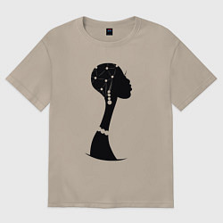 Женская футболка оверсайз Woman Africa