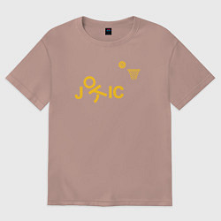 Женская футболка оверсайз Jokic shot