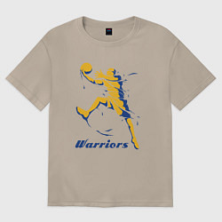 Женская футболка оверсайз Warriors baller
