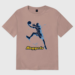 Женская футболка оверсайз Nuggets baller
