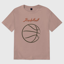 Женская футболка оверсайз Basketball vibe