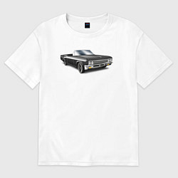 Женская футболка оверсайз Кабриолет