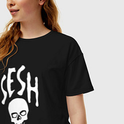 Футболка оверсайз женская Team Sesh, цвет: черный — фото 2