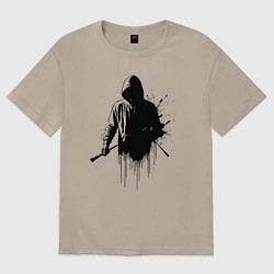 Женская футболка оверсайз Художник граффити