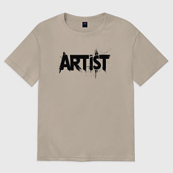 Женская футболка оверсайз Художник в стиле граффити