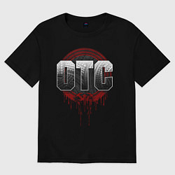 Футболка оверсайз женская Roman Reigns otc wwe logo, цвет: черный