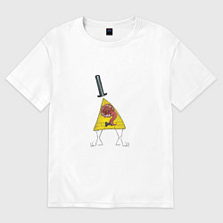 Футболка оверсайз женская Билл Шифр, цвет: белый