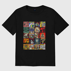 Женская футболка оверсайз Элизиум - обложки