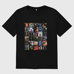 Женская футболка оверсайз Ozzy Osbourne - обложки