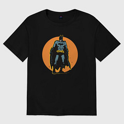 Футболка оверсайз женская Cool Batman, цвет: черный