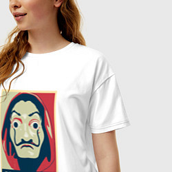 Футболка оверсайз женская Money, цвет: белый — фото 2