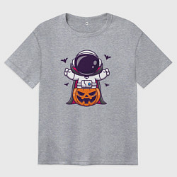 Женская футболка оверсайз Spaceman halloween
