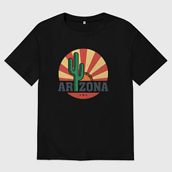 Женская футболка оверсайз Аризона