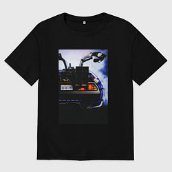 Женская футболка оверсайз Out a time