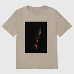 Футболка оверсайз женская John Wick in the dark, цвет: миндальный