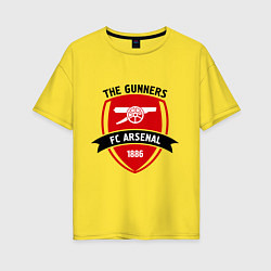 Женская футболка оверсайз FC Arsenal: The Gunners