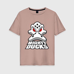 Женская футболка оверсайз HC Anaheim Ducks
