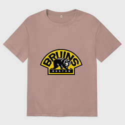 Женская футболка оверсайз HC Boston Bruins Label