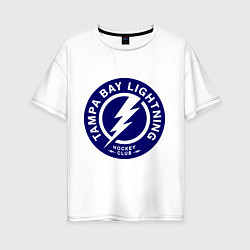 Женская футболка оверсайз HC Tampa Bay Lightning