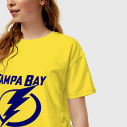 Футболка оверсайз женская HC Tampa Bay, цвет: желтый — фото 2