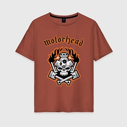 Женская футболка оверсайз Motorhead