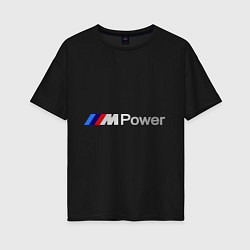 Женская футболка оверсайз BMW M Power