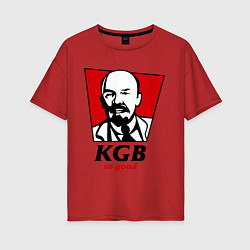 Футболка оверсайз женская KGB: So Good, цвет: красный