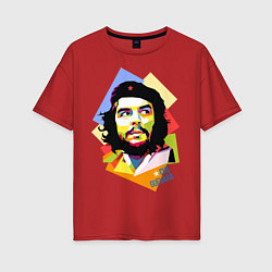 Женская футболка оверсайз Che Guevara Art