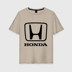 Женская футболка оверсайз Honda logo