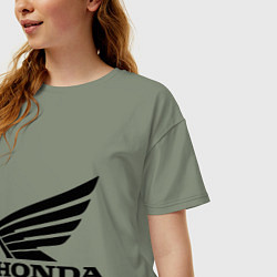 Футболка оверсайз женская Honda Motor, цвет: авокадо — фото 2