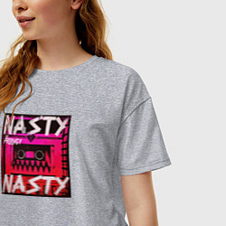 Футболка оверсайз женская The Prodigy: Nasty, цвет: меланж — фото 2