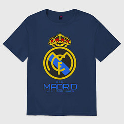 Футболка оверсайз женская Real Madrid, цвет: тёмно-синий