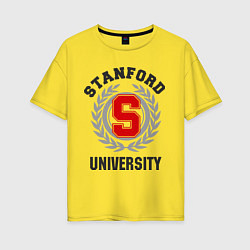 Женская футболка оверсайз Stanford University