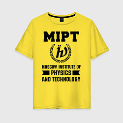 Женская футболка оверсайз MIPT Institute