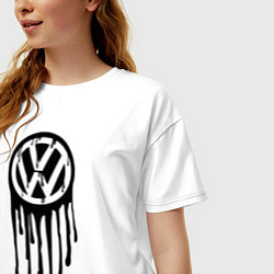 Футболка оверсайз женская Volkswagen, цвет: белый — фото 2