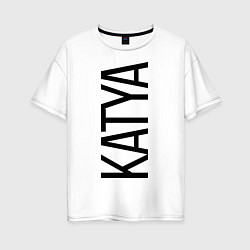 Женская футболка оверсайз Катя