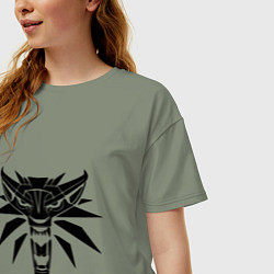 Футболка оверсайз женская The Witcher 3, цвет: авокадо — фото 2
