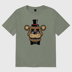 Футболка оверсайз женская Freddy FNAF, цвет: авокадо